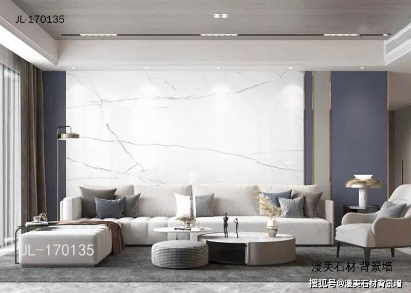 
莫兰迪色系 漫美沙发配景墙效果图|星空官网登录(图9)